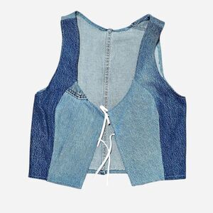 Denim Upcycled Vest